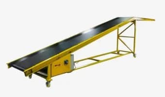 Portable truck loading conveyor